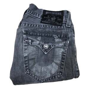 Vintage True Religion Jeans Size 32 BILLY Gray 'Silver Tab'